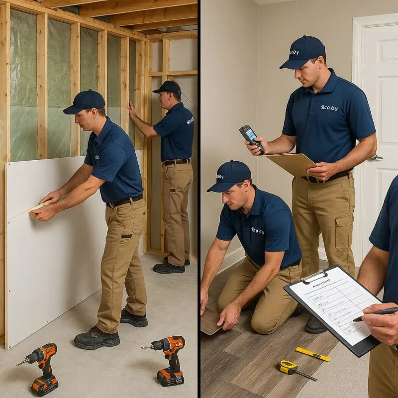Repairs and Reconstruction process in Vernonia, OR
